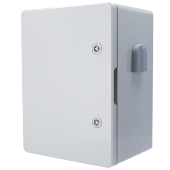 Poliestera skapis IP65 400x300x170mm DIN sliede (011570)