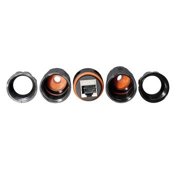 CAT-6A соединитель RJ45 - RJ45 IP68 (008896)