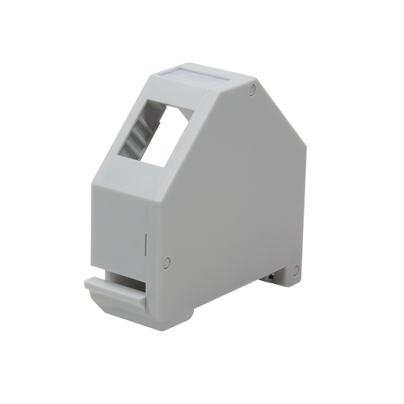 DIN-Rail adapteris 1xRJ45 Keystone modulim PELĒKS (009558)