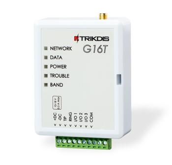G16T ~ Trikdis GSM охранный коммуникатор (TIP/RING) с антенной 3 I/O (007876)