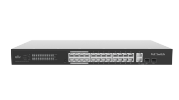 NSW3000-25GT1GP1GC-POE-IN ~ Gigabit pārvaldāms PoE switch komutators 24GE(PoE)+1GE(Uplink)+1GE (Combo/SFP) 370W (012404)