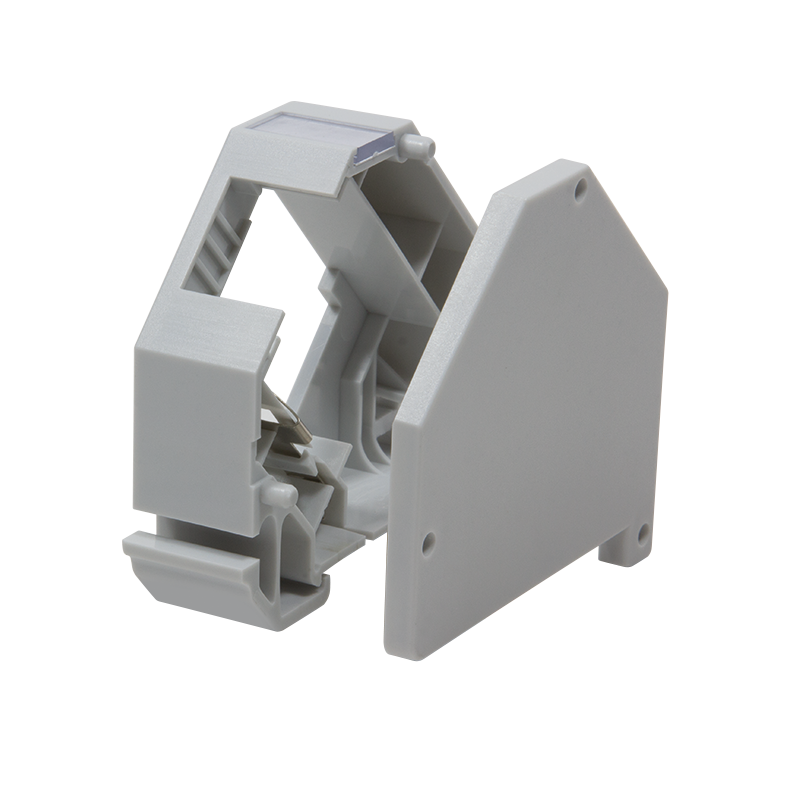 DIN-Rail adapteris 1xRJ45 Keystone modulim PELĒKS (009558)