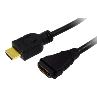 HDMI kabeļa pagarinātais 4.5m melns (008973)