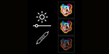 Manta MASNL131MT Style Neon Lights LOVE LED Neon Mirror