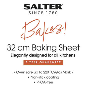 Salter BW12560EU7 Bakes 32cm Baking Sheet