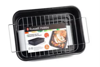 Russell Hobbs CW91612EU7 Enamel 34cm Roaster & Rack