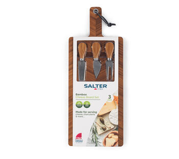 Salter BW14823 Bamboo Cheese Board, Bamboo Wood