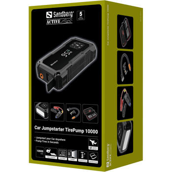 Sandberg 421-21 Car Jumpstarter Powerbank 10000 TirePump