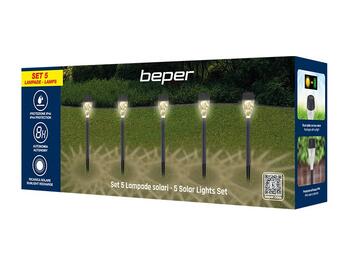 Beper P207ILO050 5 Solar Lights Set