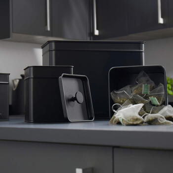 Salter BW124571EU7 Kuro 3-Piece Canister Set