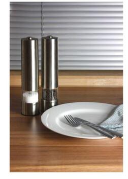 Salter 7522 SSTUR15UP3 Salter Stainless Steel Electric Salt & Pepper Mills