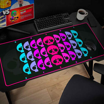 Subsonic Gaming Mouse Pad XXL Brawl Stars Skull Repeater