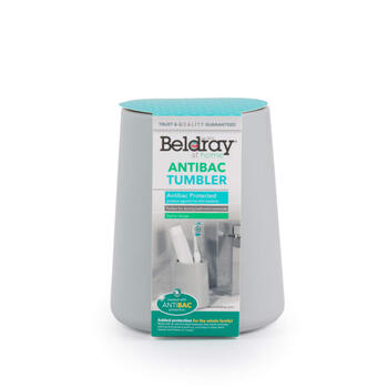 Beldray LA033347UFFAS Antibac Storage Tumbler - Grey