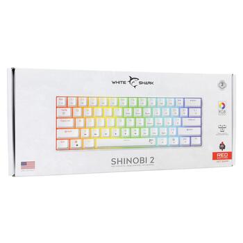 White Shark GK-004211 Shinobi 2 Red Switch, White US