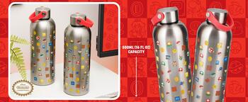 Paladone Super Mario Metal Water Bottle whit Carry Loop