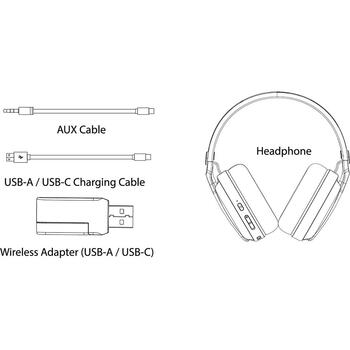 Subsonic Vektra Wireless Headset White