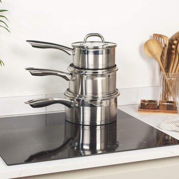 Salter BW06734EU7 Timeless Collection 3-Piece Pan Set