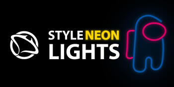 Manta SNL27BLT Style Neon Lights ASTRONAUT