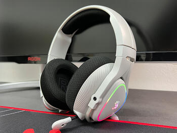 A4Tech 47752 Bloody MR710 RGB Gaming Wireless Headset, Grey