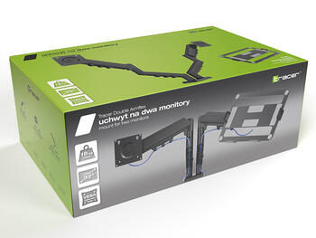 Tracer 47660 Double Armflex (max 32 max 18kg) Mount For Two Monitors