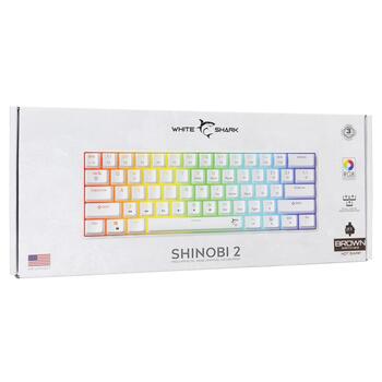 White Shark GK-004231 Shinobi 2 Brown Switch, White US