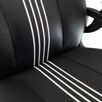 Baracuda ABALONE-B/W Gaming Chair, Black/White