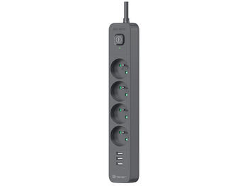 Tracer 47685 Power Line+ 5m (4 sockets +3x USB A)