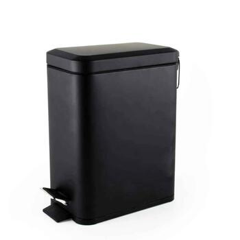 Beldray LA041173BLKPEU7  Slimline Pedal Bin 5 Litre, Black
