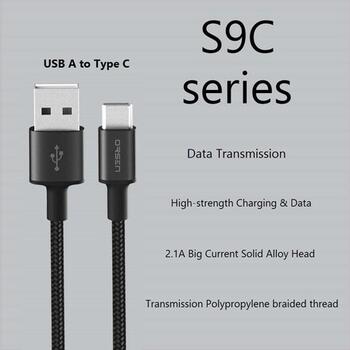 Orsen S9C USB A and Type C 2.1A 1m black
