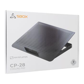 Sbox CP-28 Cooling Pad for 17.3 Laptops