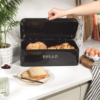 Salter BW14045B Boston 4-Piece Countertop Set, Black
