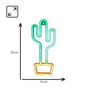 Manta SNL07GNT Style Neon Lights CACTUS Green/Yellow