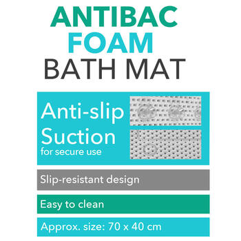Beldray LA032722UFFEU7 Antibac Foam Bath Mat