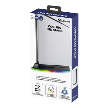 Subsonic Cooling LED stand for PS5 and PS5 Slim