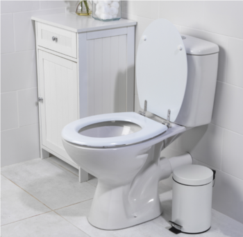 Beldray LA033758WFPEU7 Tongue & Groove Toilet Seat