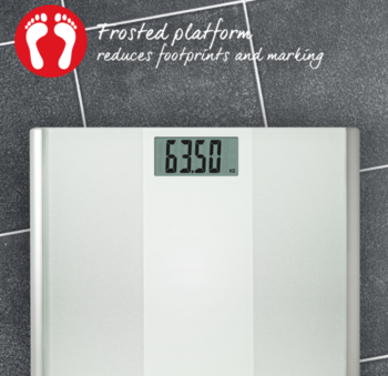 Salter 9009 WFEU12 Ultimate Accuracy Electronic Bathroom Scales, White