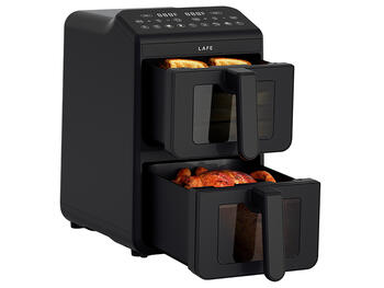 Lafe 47476 Air Fryer Dual Fry 10L