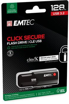 Emtec USB3.2 Click Secure B120 128GB