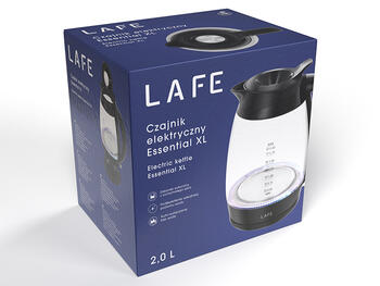 Lafe 47573 Electric Kettle Essential XL CEG016 Glass 2L