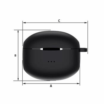 Manta MTWS008ETUI RYTMO Earphones Case, Black