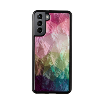 iKins case for Samsung Galaxy S21+ water flower black