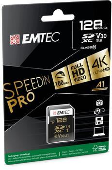 Emtec SDXC 128GB UHS-I U3 SpeedIN Pro
