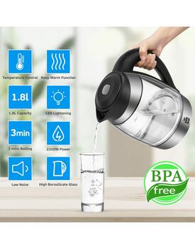 ForMe FKG-458 Cordless Electric Kettle 1,8 L