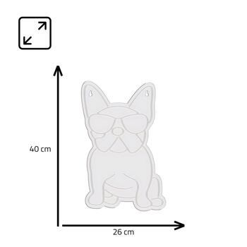 Manta SNL66WH Style Neon Lights FRENCH BULLDOG White