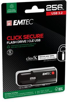 Emtec USB3.2 Click Secure B120 256GB