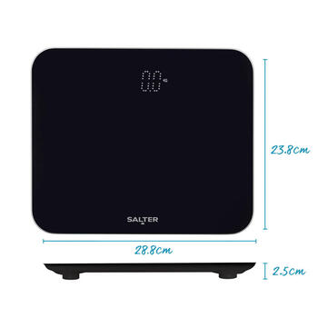 Salter 9204 BFEU12 Phantom Electronic Scale, Black