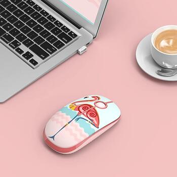 Tellur Kids Wireless Mouse Flamingo