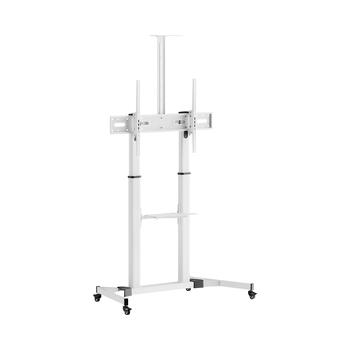 Sbox FS-3610 WHITE Floor Ultra-Large LED TV Stand 60-100