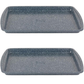 Russell Hobbs RH03858 Nightfall Stone Baking Tray 2 Pack
