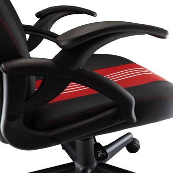 Baracuda ABALONE-B/R Gaming Chair, Black/Red